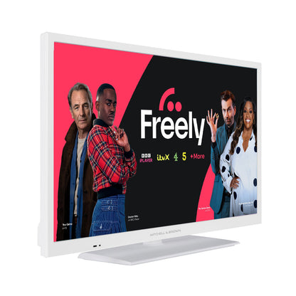 24″ HD Ready Smart TV In White Powered by TiVo