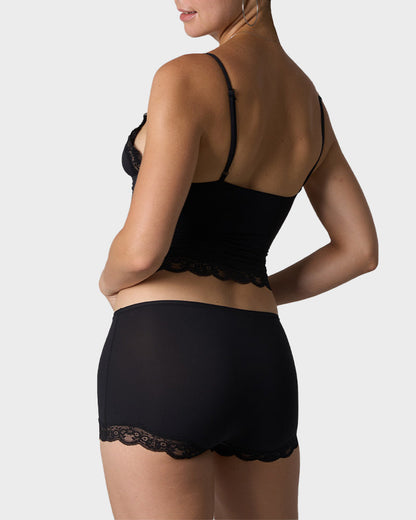 Lace Camisole & Boyshorts Lingerie Set