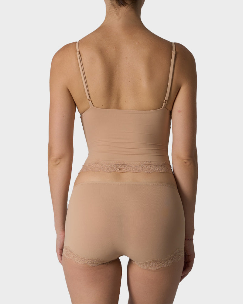 Lace Camisole & Boyshorts Lingerie Set