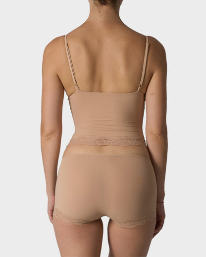 Lace Camisole & Boyshorts Lingerie Set