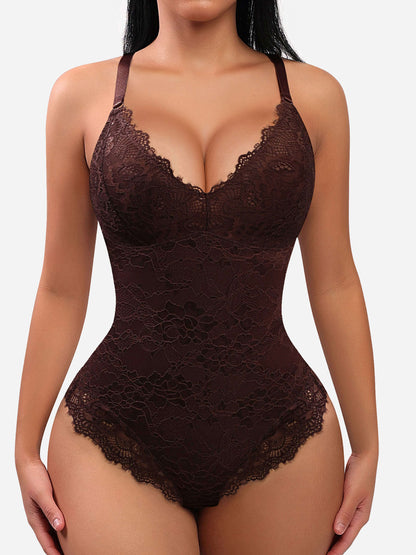 Willluxe Low-back Ultra-versatile Lace Bodysuit