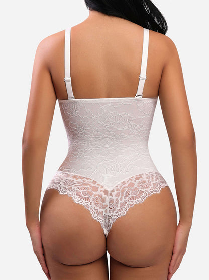 Willluxe Low-back Ultra-versatile Lace Bodysuit