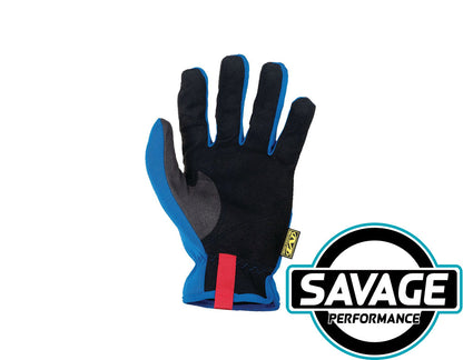 Mechanix Blue FastFit Gloves - Size Medium