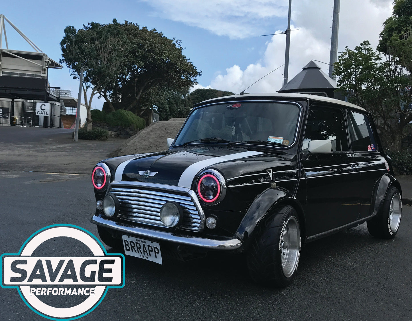 7 Inch RAINBOW HALO Round LED Headlights *Savage Performance*