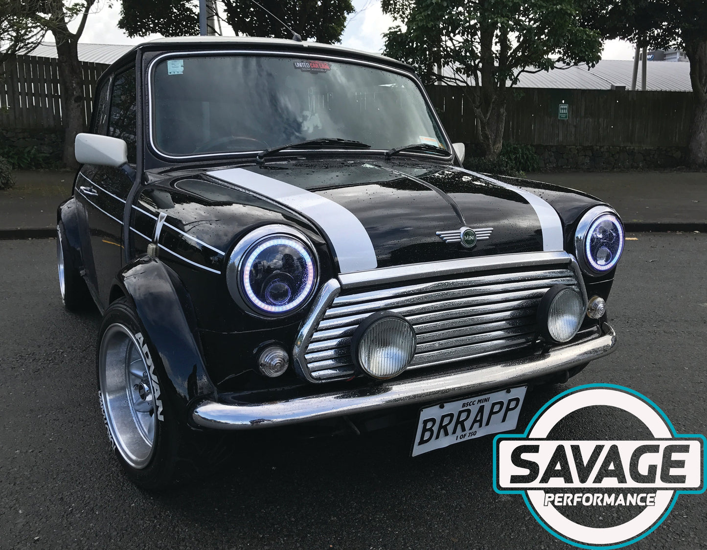 7 Inch RAINBOW HALO Round LED Headlights *Savage Performance*