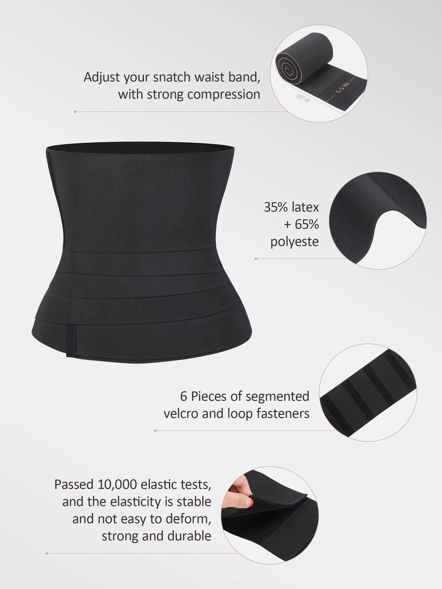 Willluxe Tummy Wrap Waist Trainer