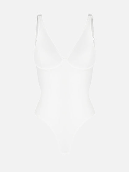 Willluxe V Neck Tummy Control Bodysuit