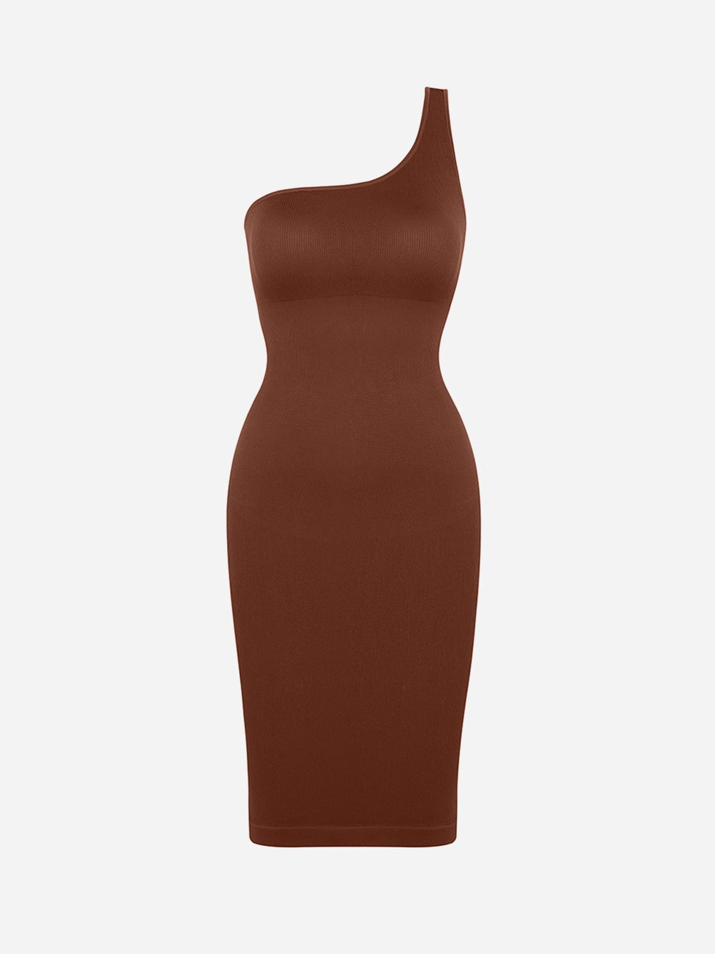 Willluxe One-Shoulder Shaper Dress with Built-In Bra
