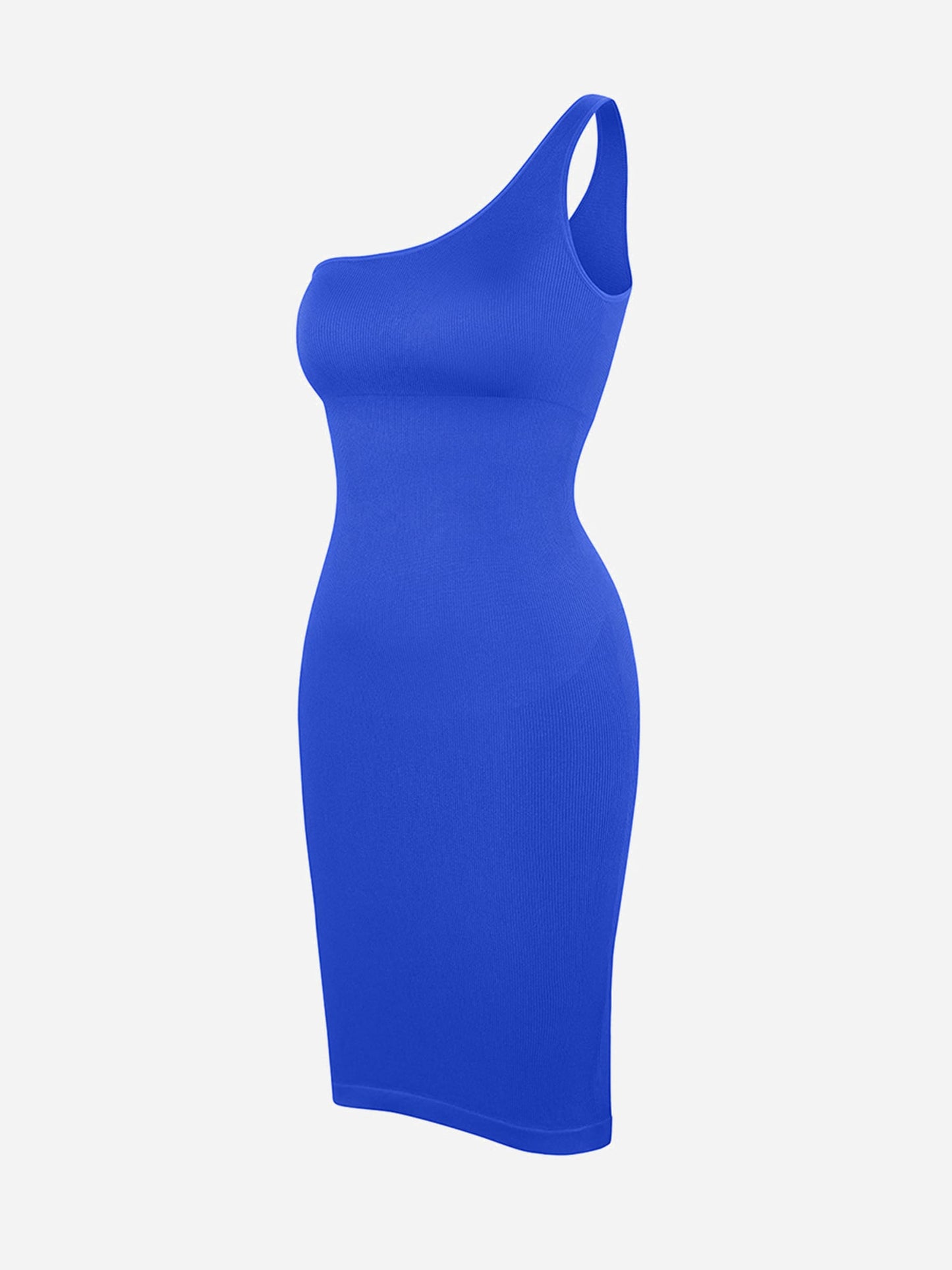 Willluxe One-Shoulder Shaper Dress with Built-In Bra