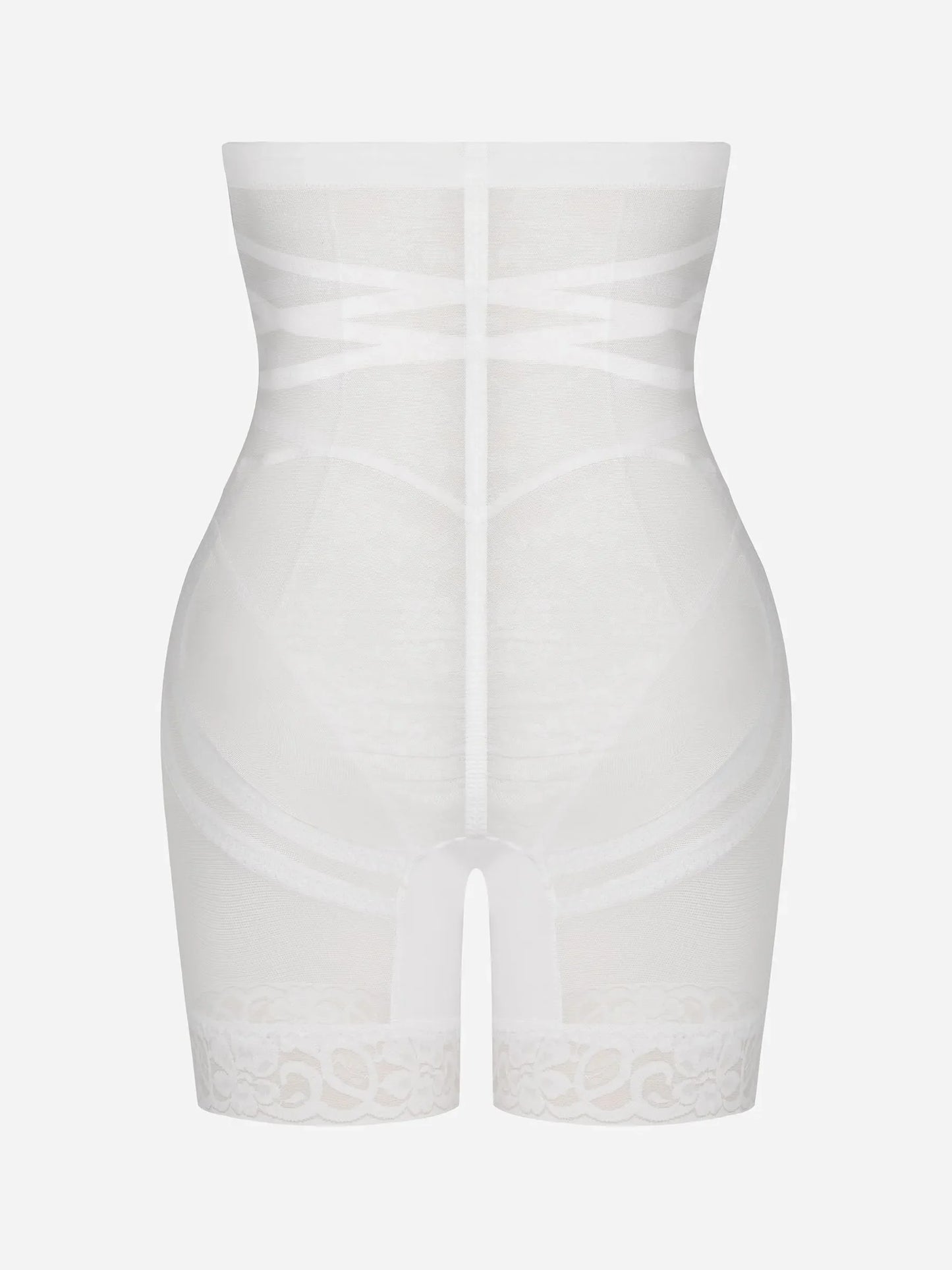 Willluxe Patterned Lace Breathable Shapewear Shorts