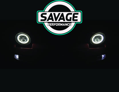 MAZDA MX5 HALO Round LED Headlights *Savage Performance*