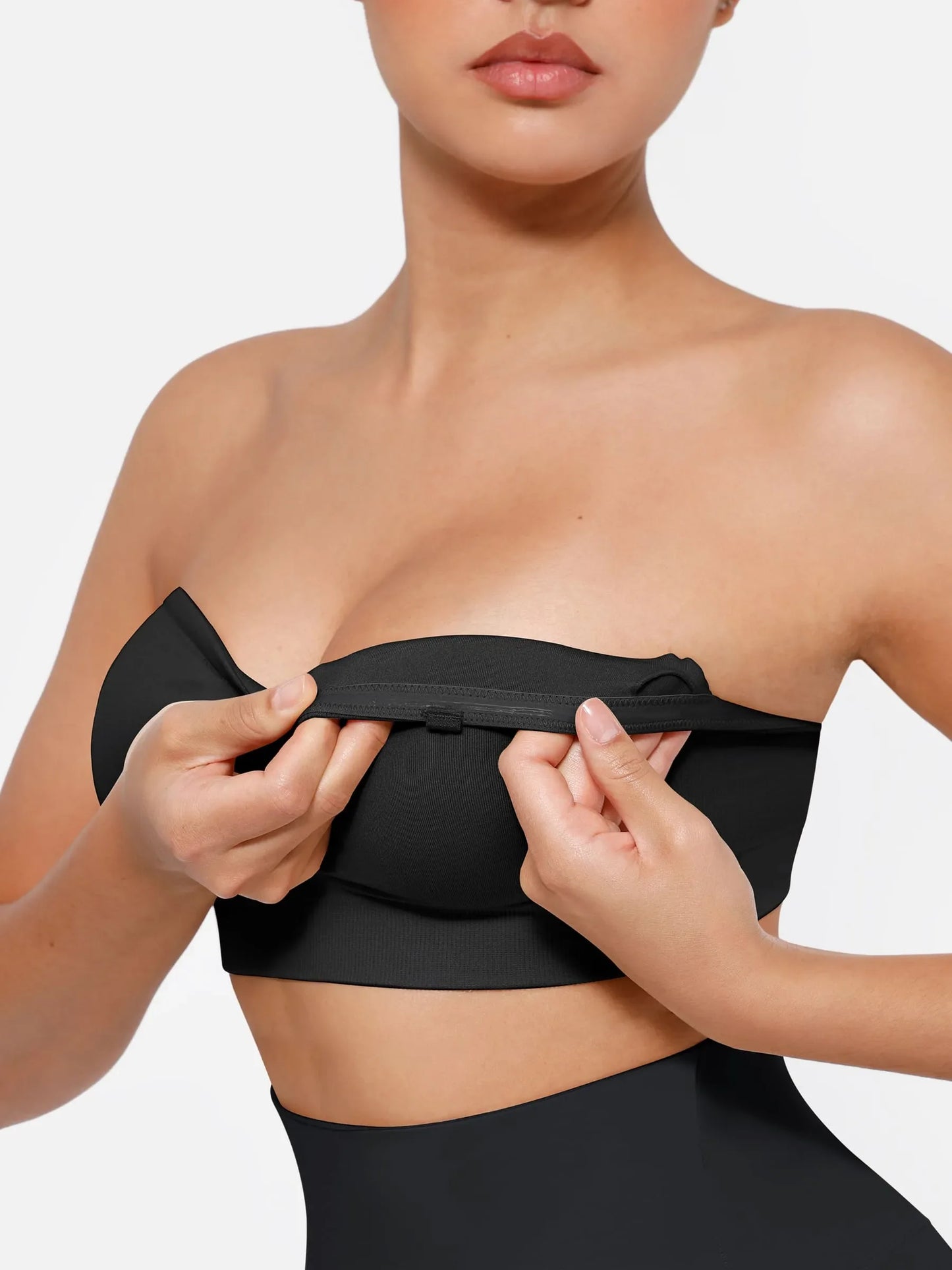 Willluxe Seamless Strapless Anti-Slip Bra With Removable Pads