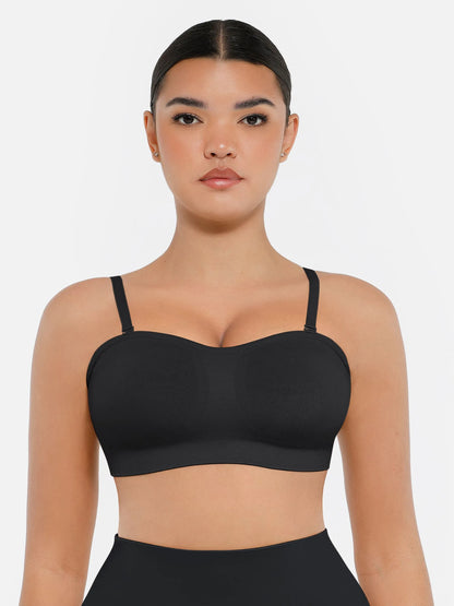 Willluxe Seamless Strapless Anti-Slip Bra With Removable Pads