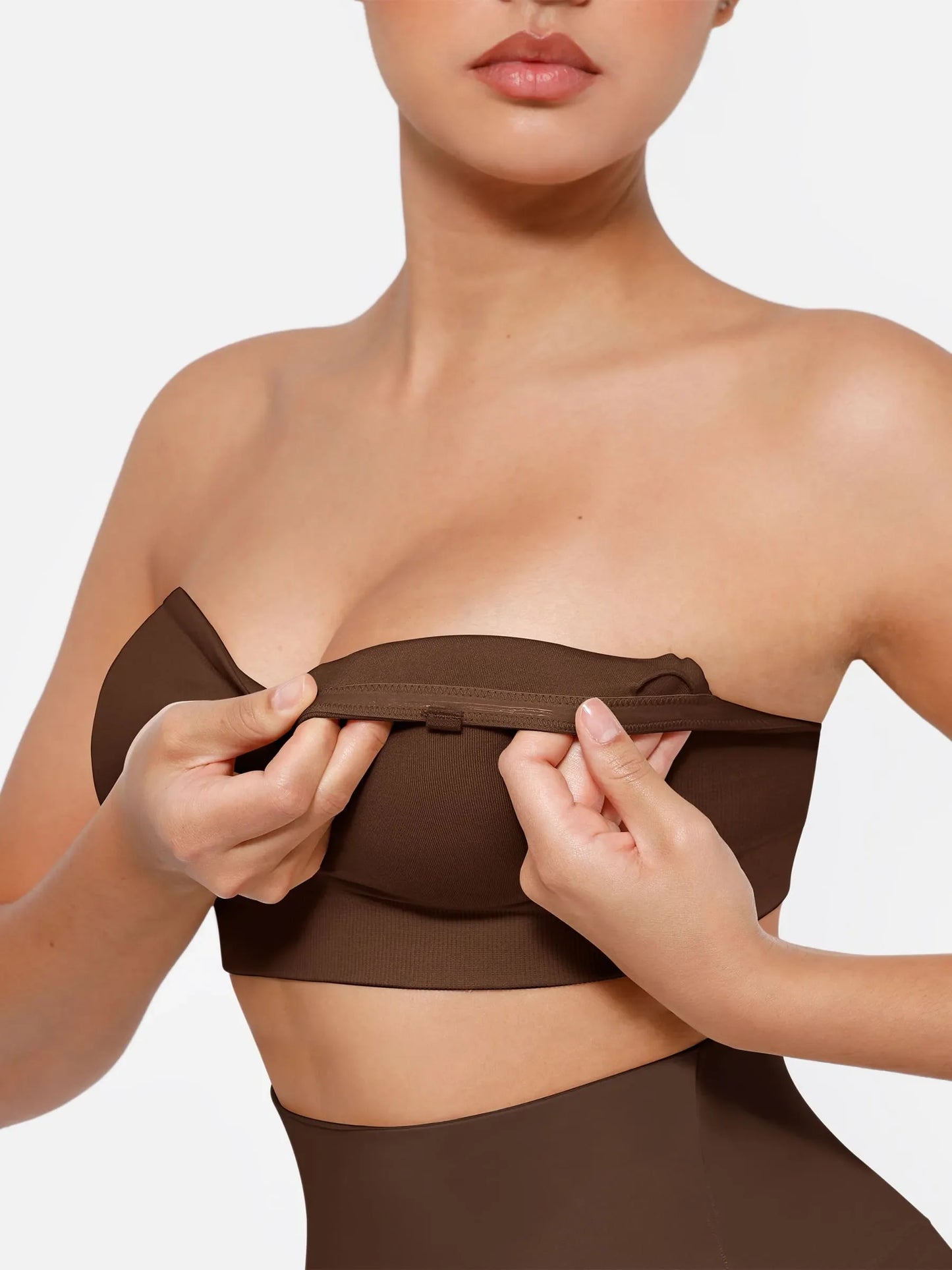 Willluxe Seamless Strapless Anti-Slip Bra With Removable Pads