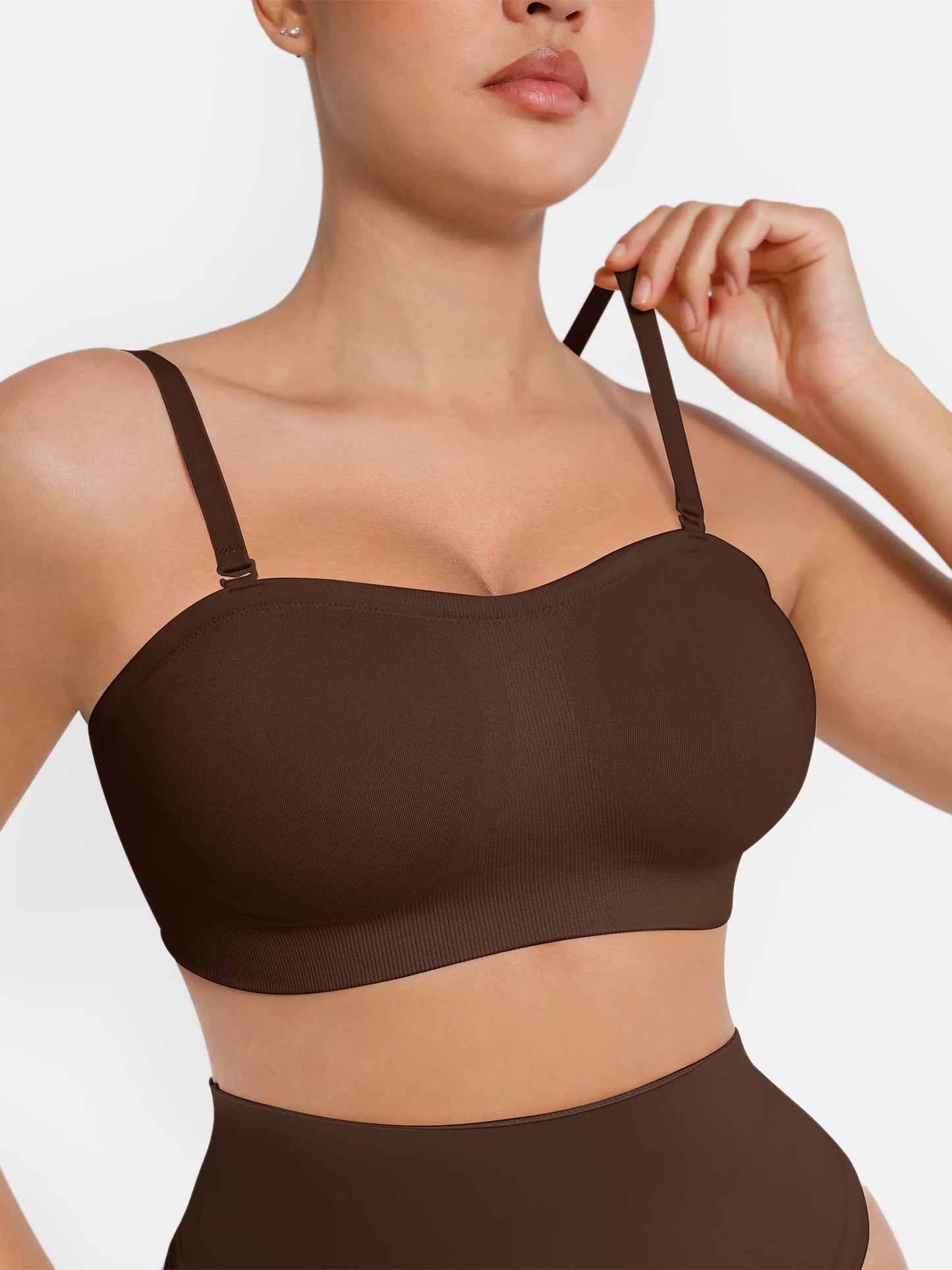 Willluxe Seamless Strapless Anti-Slip Bra With Removable Pads