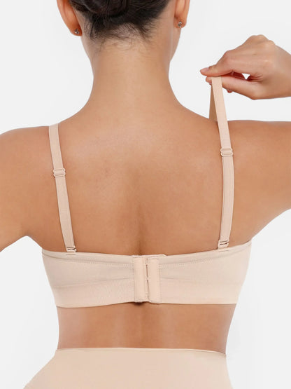 Willluxe Seamless Strapless Anti-Slip Bra With Removable Pads