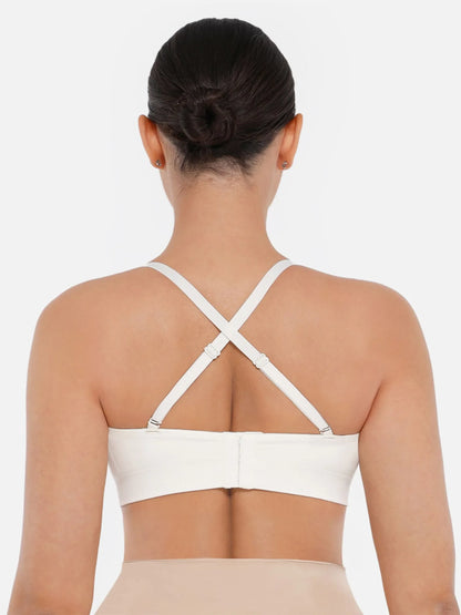 Willluxe Seamless Strapless Anti-Slip Bra With Removable Pads