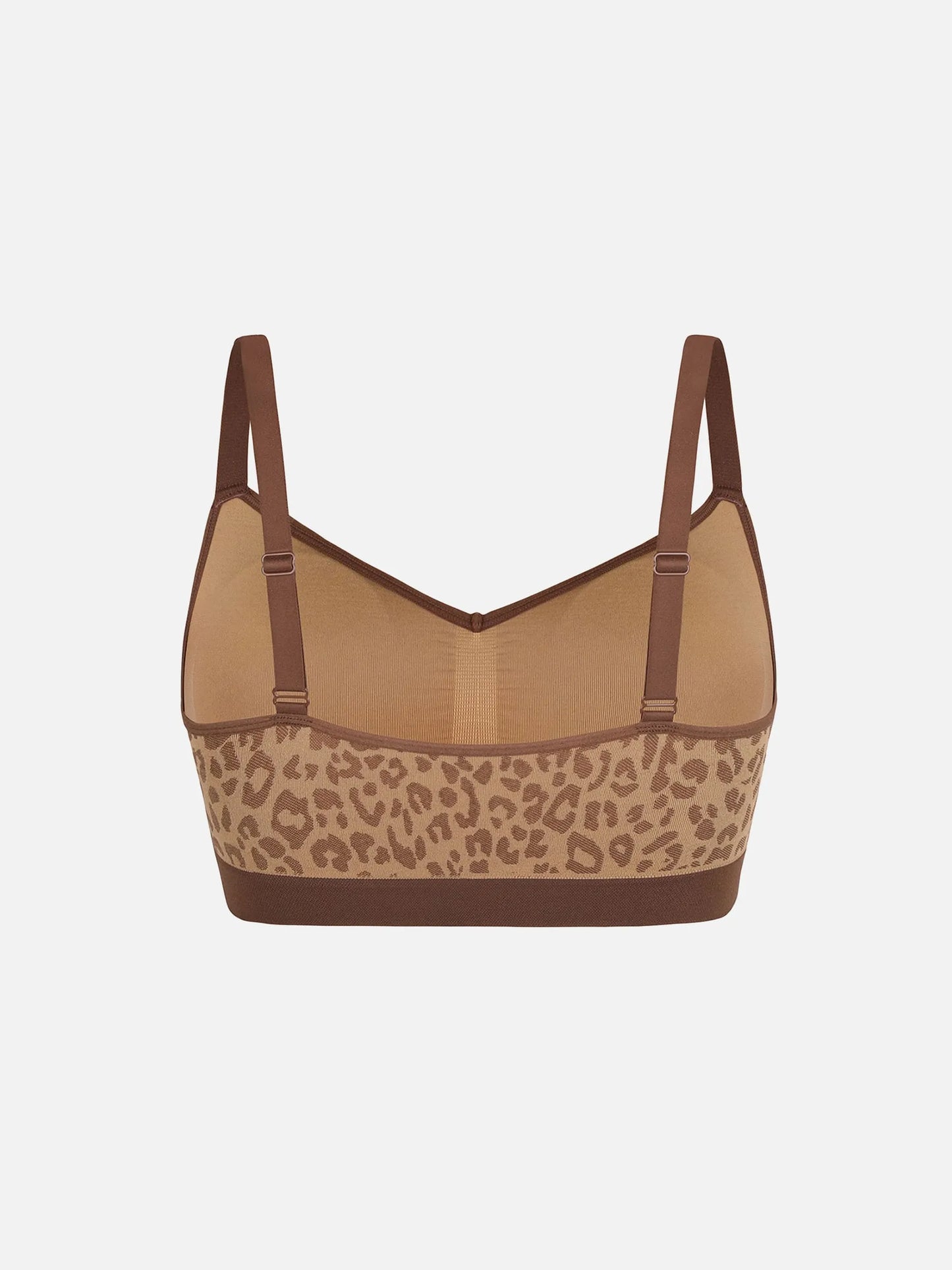 Willluxe Leopard Print Wireless Push-Up Bra