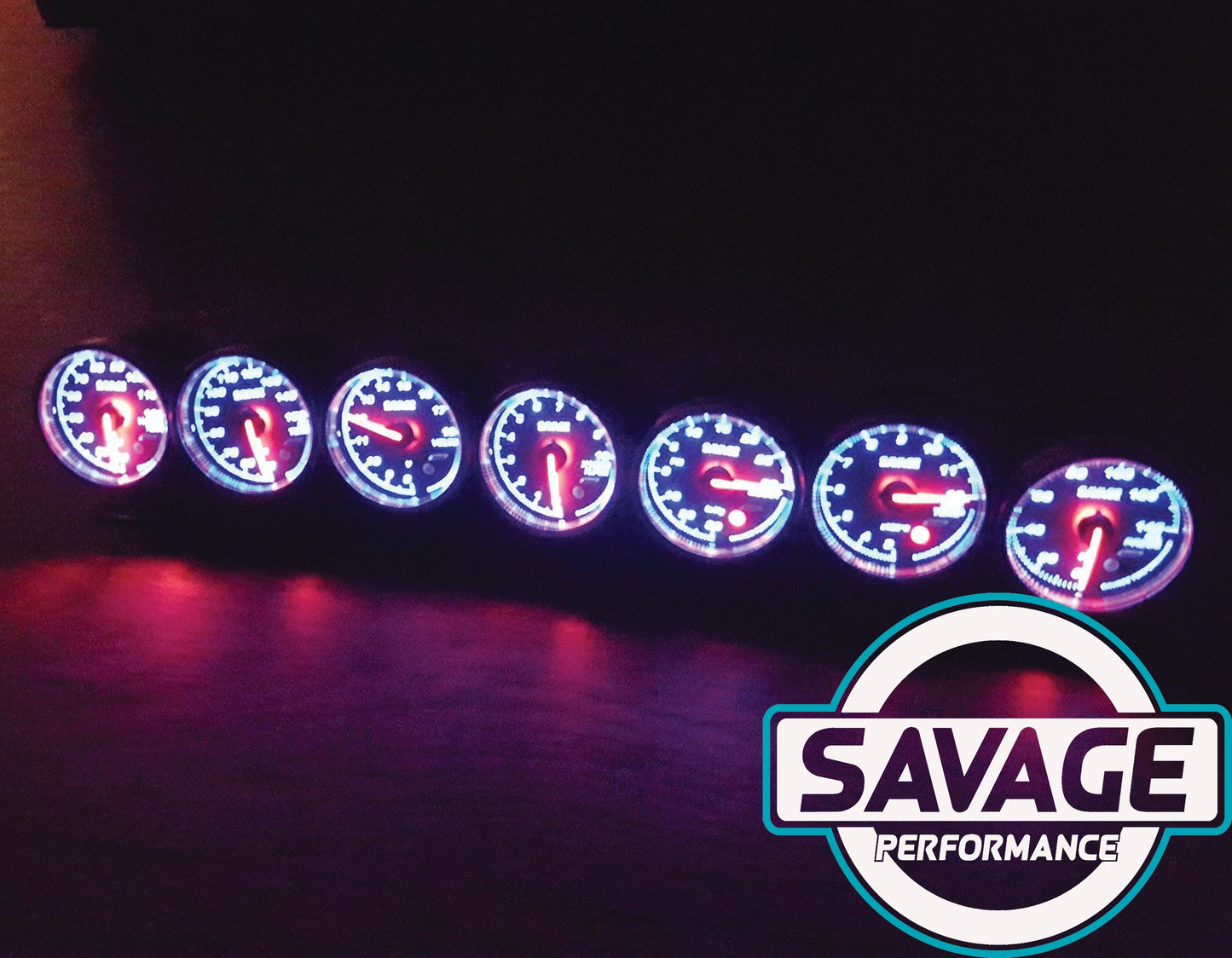 60mm Savage EGT (Exhaust Gas Temperature) Gauge 7 Colours *Savage Performance*