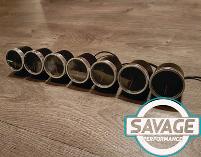 60mm Savage Volt Gauge 7 Colours *Savage Performance*
