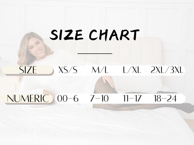 One-Seam & 4 Shades Fleece Lined Tights Willluxe Store