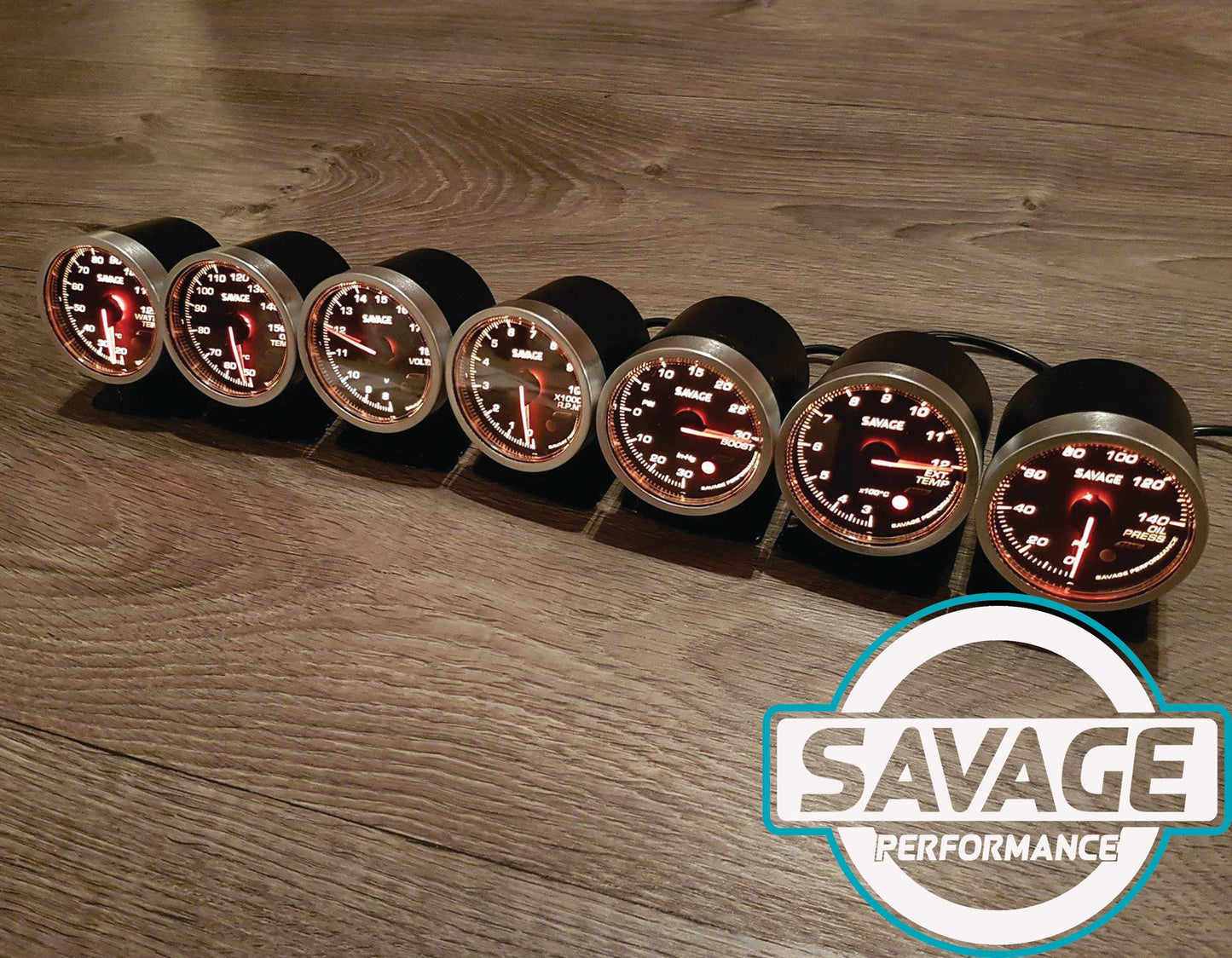 60mm Savage 60 PSI Diesel Boost Gauge PSI 7 Colours *Savage Performance*