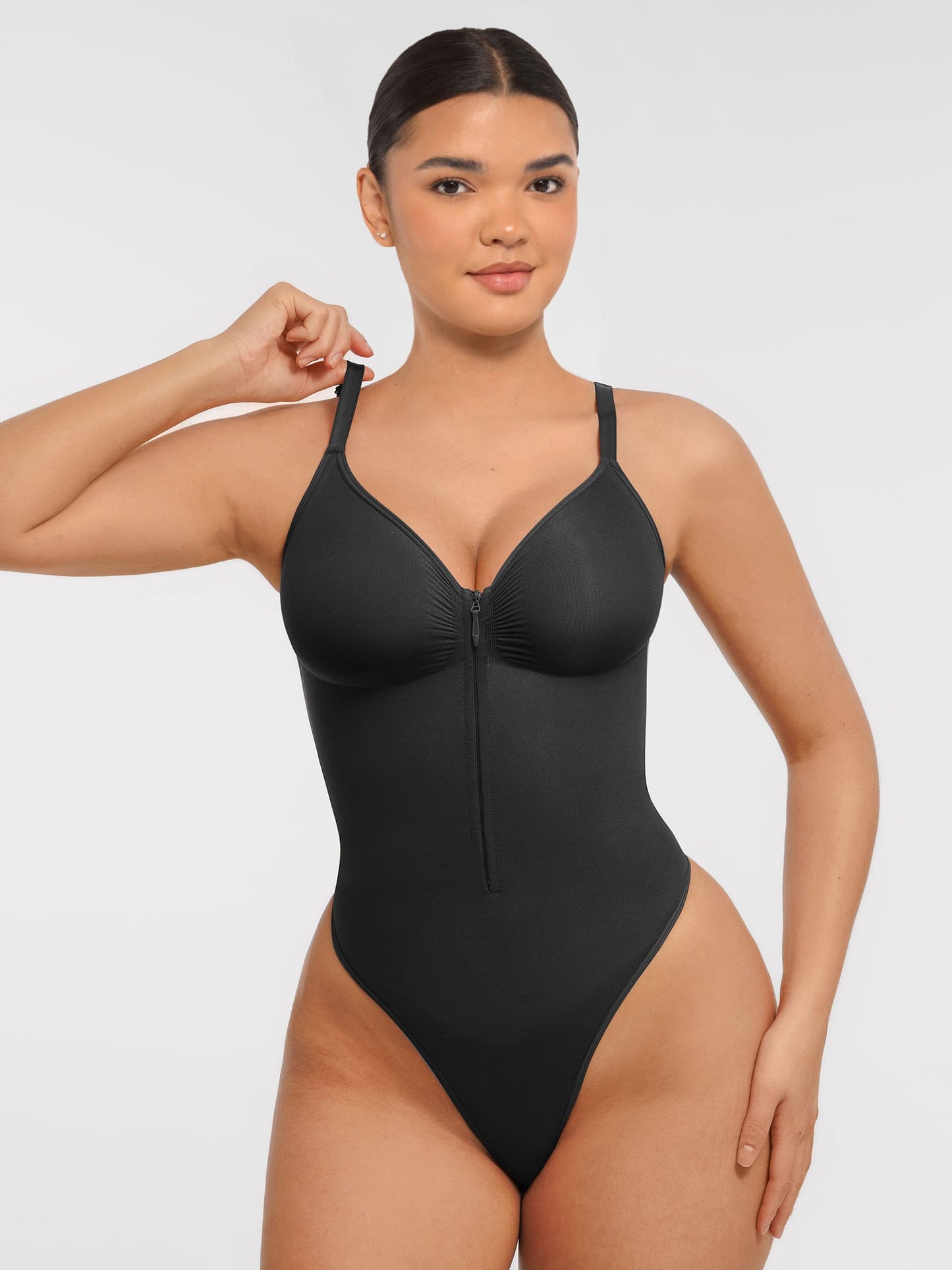 Willluxe Tummy Control Seamless Zipper Shaping Bodysuit [BOGO]