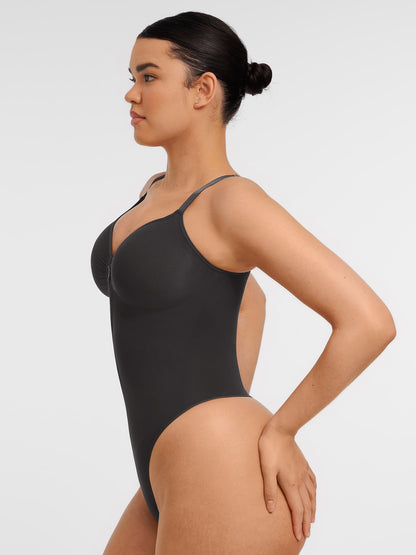 Willluxe Tummy Control Seamless Zipper Shaping Bodysuit