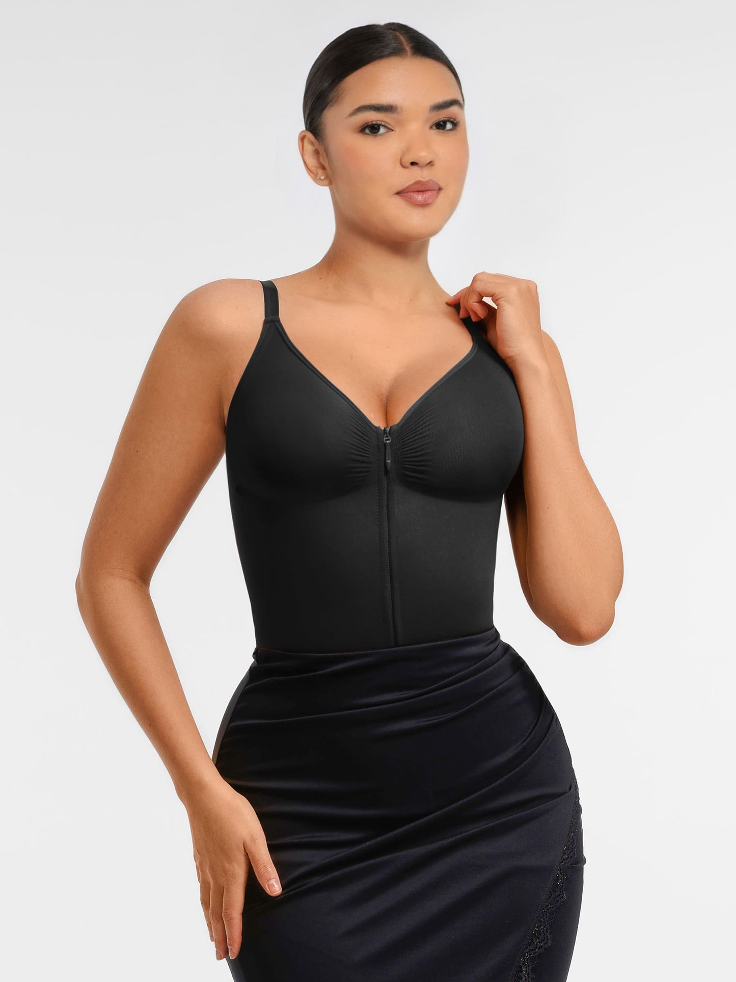 Willluxe Tummy Control Seamless Zipper Shaping Bodysuit [BOGO]