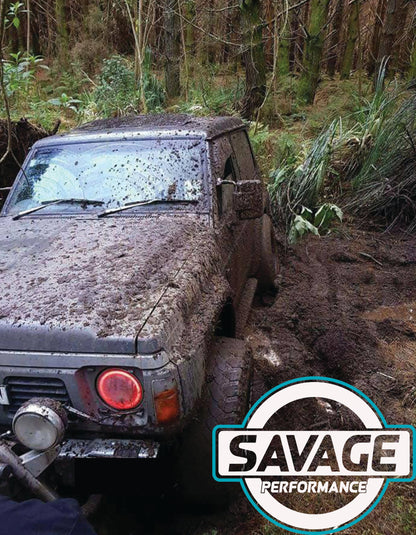 7 Inch RAINBOW HALO Round LED Headlights *Savage Performance*