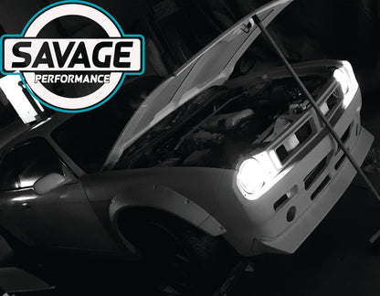7 Inch HALO Round LED Headlights *Savage Performance*