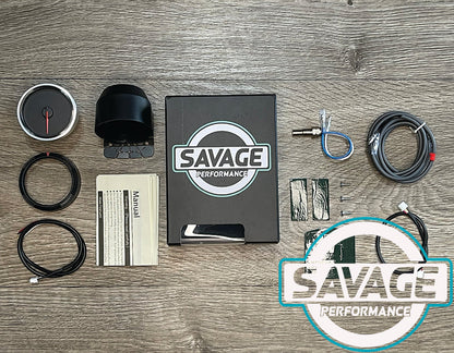 60mm Savage Oil Temperature Gauge 7 Colours *Savage Performance*