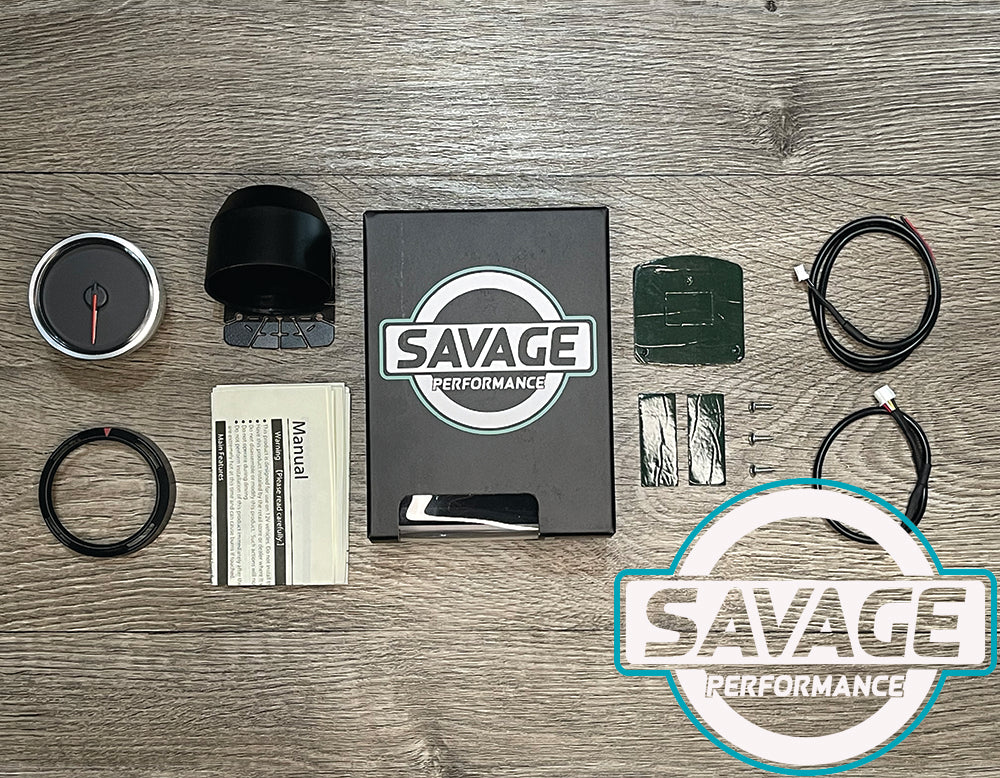 60mm Savage Volt Gauge 7 Colours *Savage Performance*