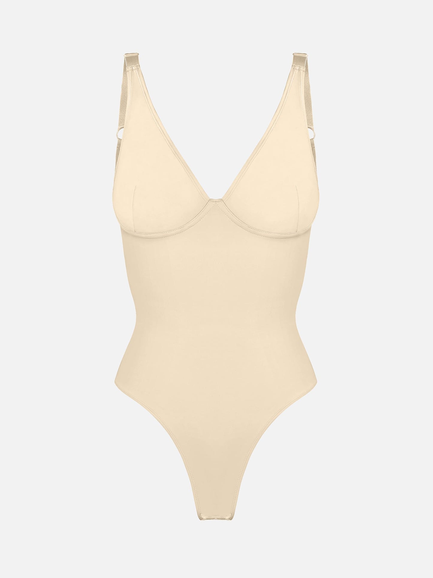 Willluxe Deep V Neck Tummy Control Shapewear Bodysuit [BOGO]
