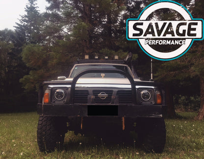 NISSAN SAFARI GQ Y60 HALO Round LED Headlights *Savage Performance*