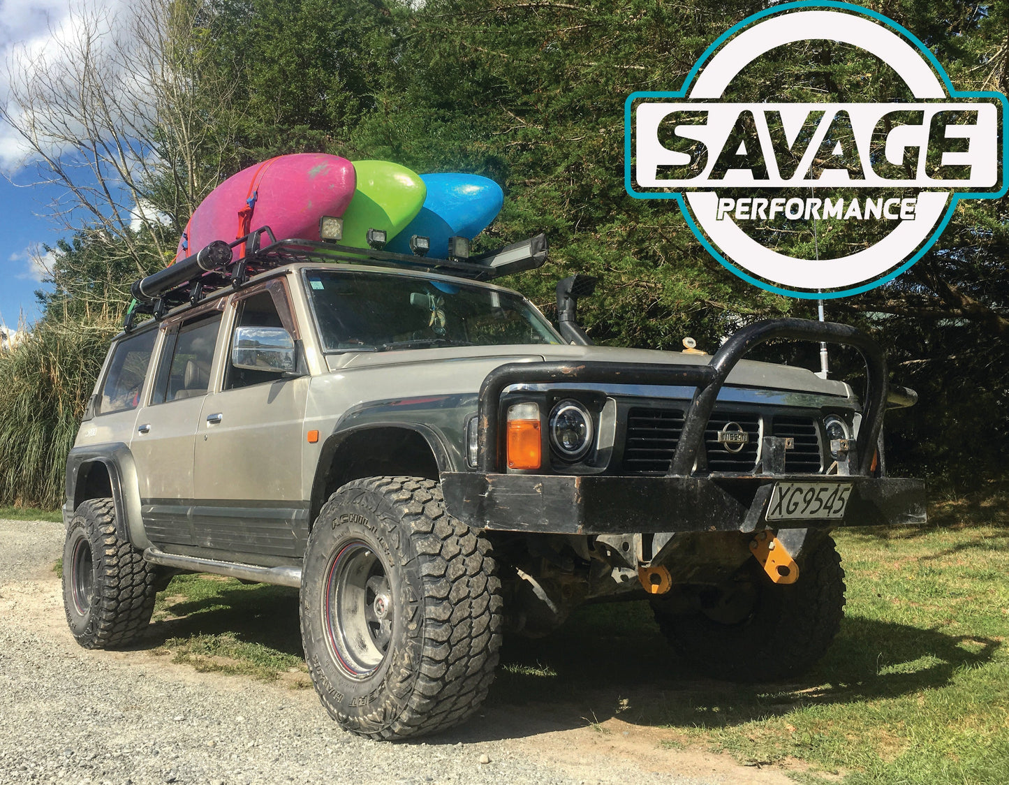 NISSAN SAFARI GQ Y60 HALO Round LED Headlights *Savage Performance*