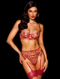 Sarah Red Suspender