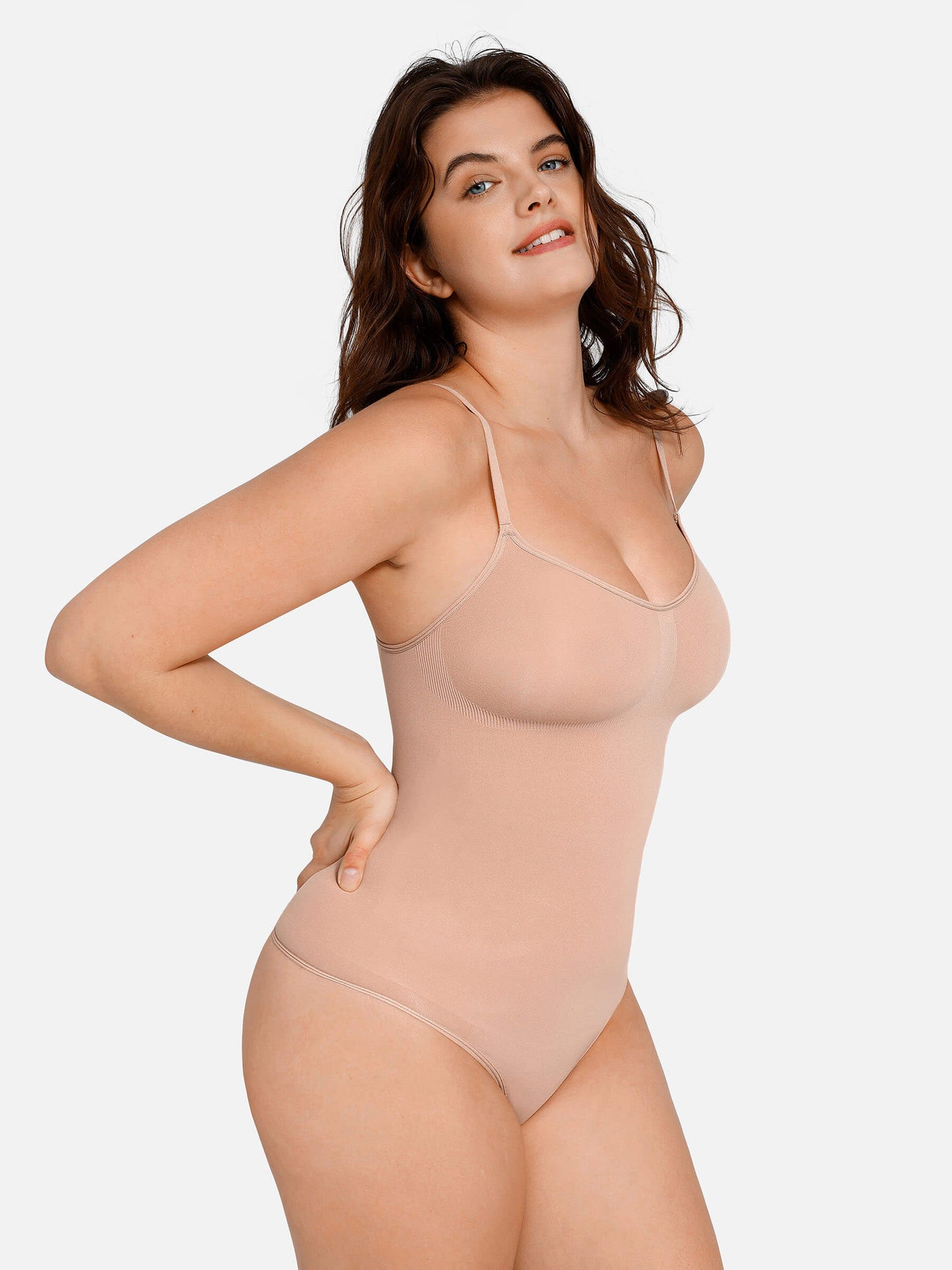 Willluxe Everyday Wear Seamless Thong Bodysuit