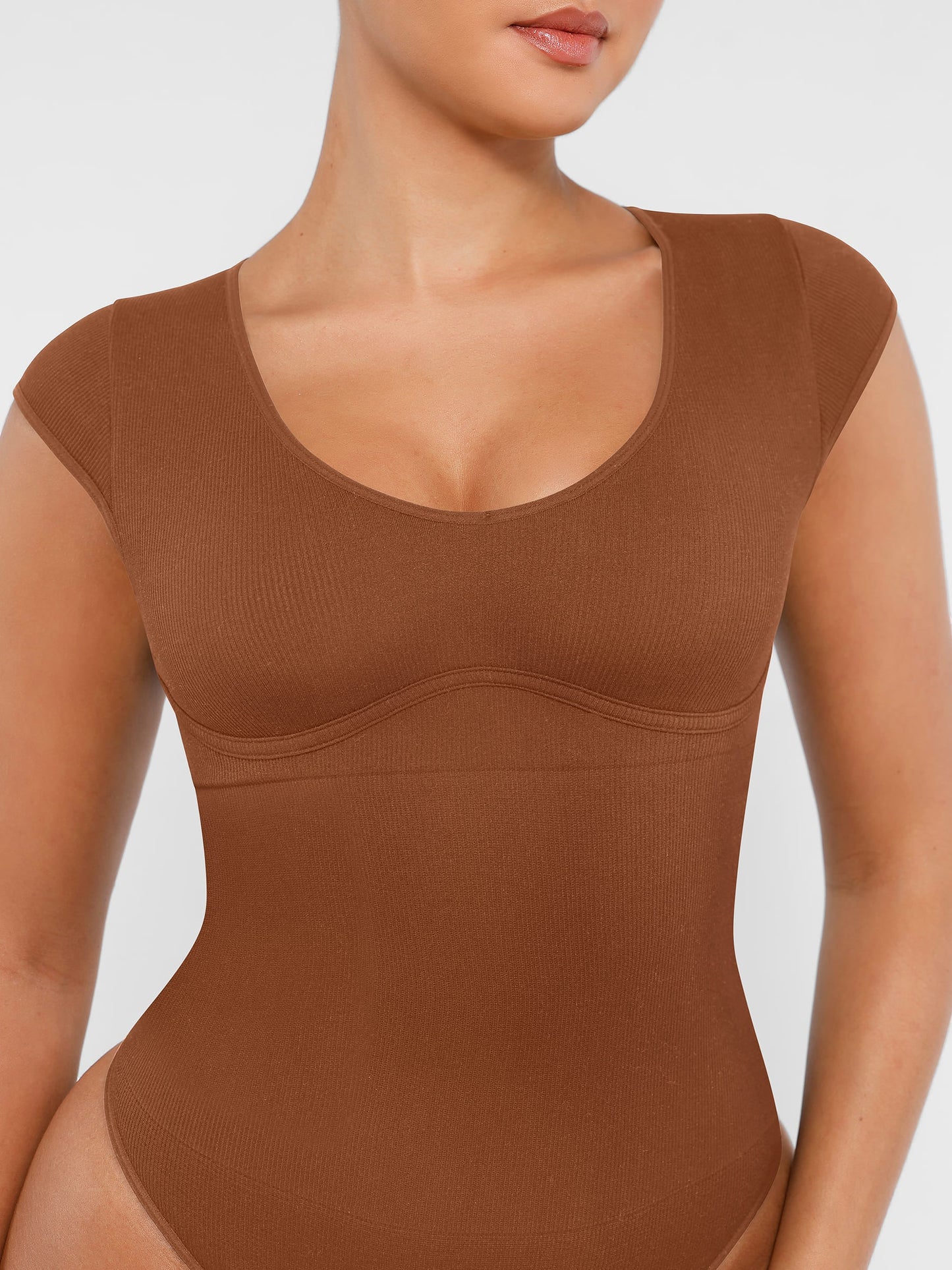 Willluxe Bodysuit Tummy Control Shapewear Body Shaper Jumpsuit Top Going Out Shirt