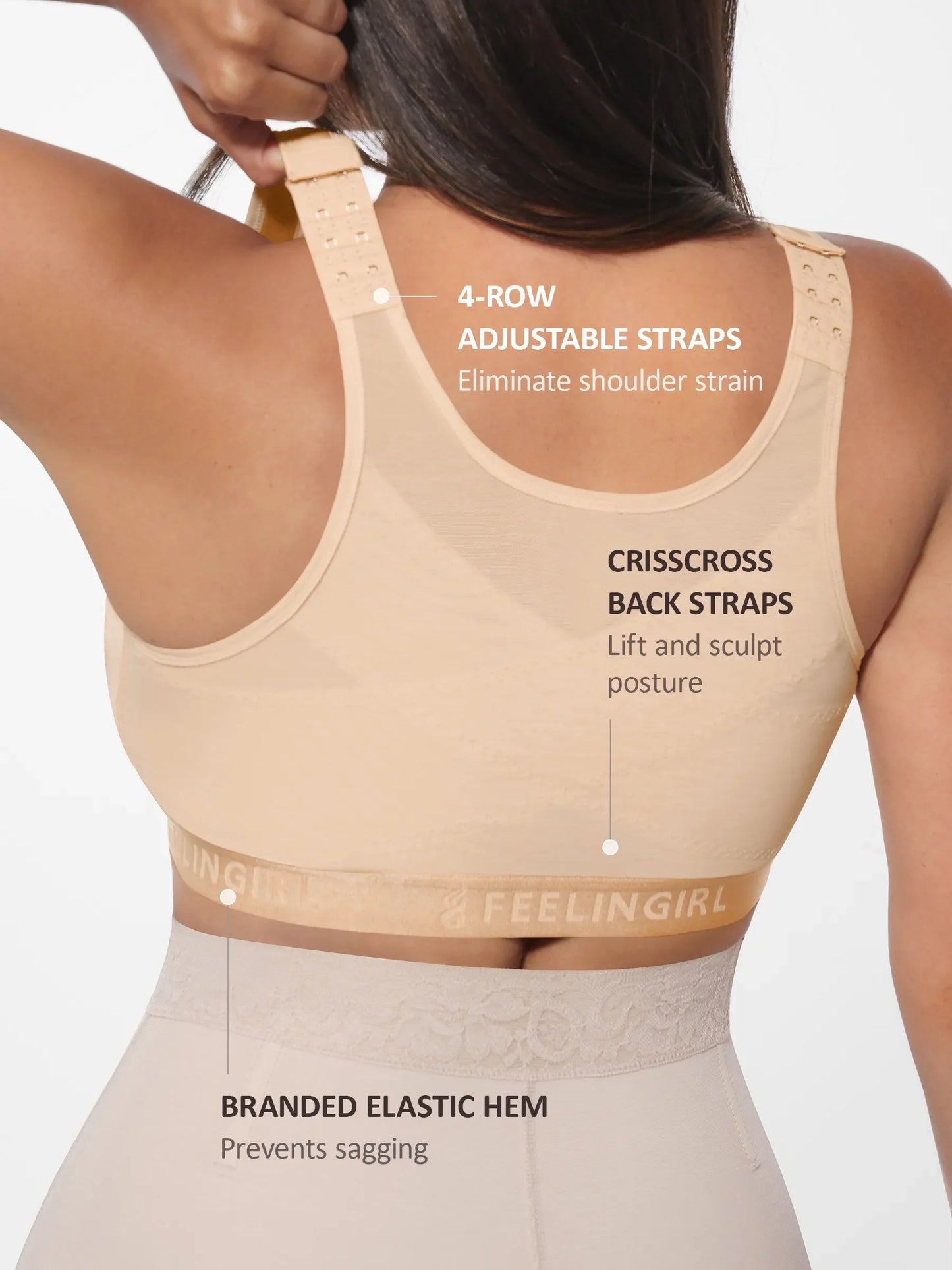 Willluxe Full Coverage Post-Surgery Bra