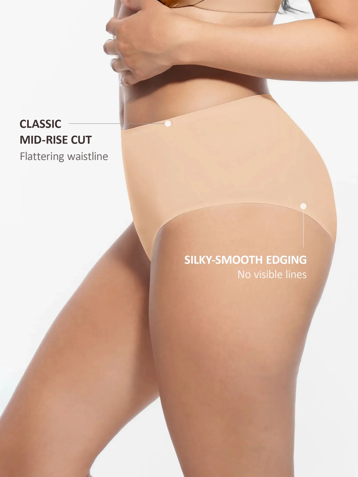 Willluxe Cloud-Like Mid-Waist Brief Panties