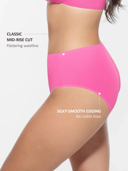 Willluxe Cloud-Like Mid-Waist Brief Panties