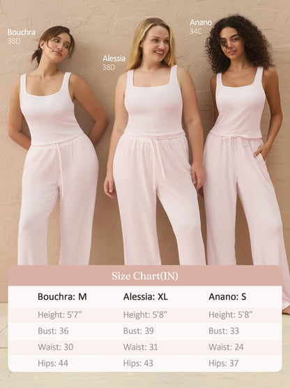 Willluxe Breathable Ribbed Sleeveless Tank Top