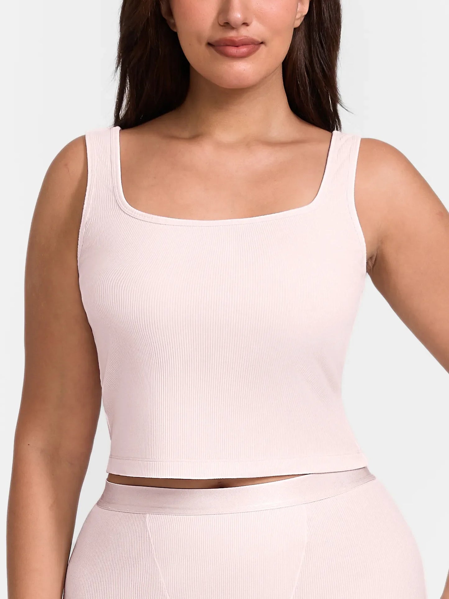 Willluxe Breathable Ribbed Sleeveless Tank Top