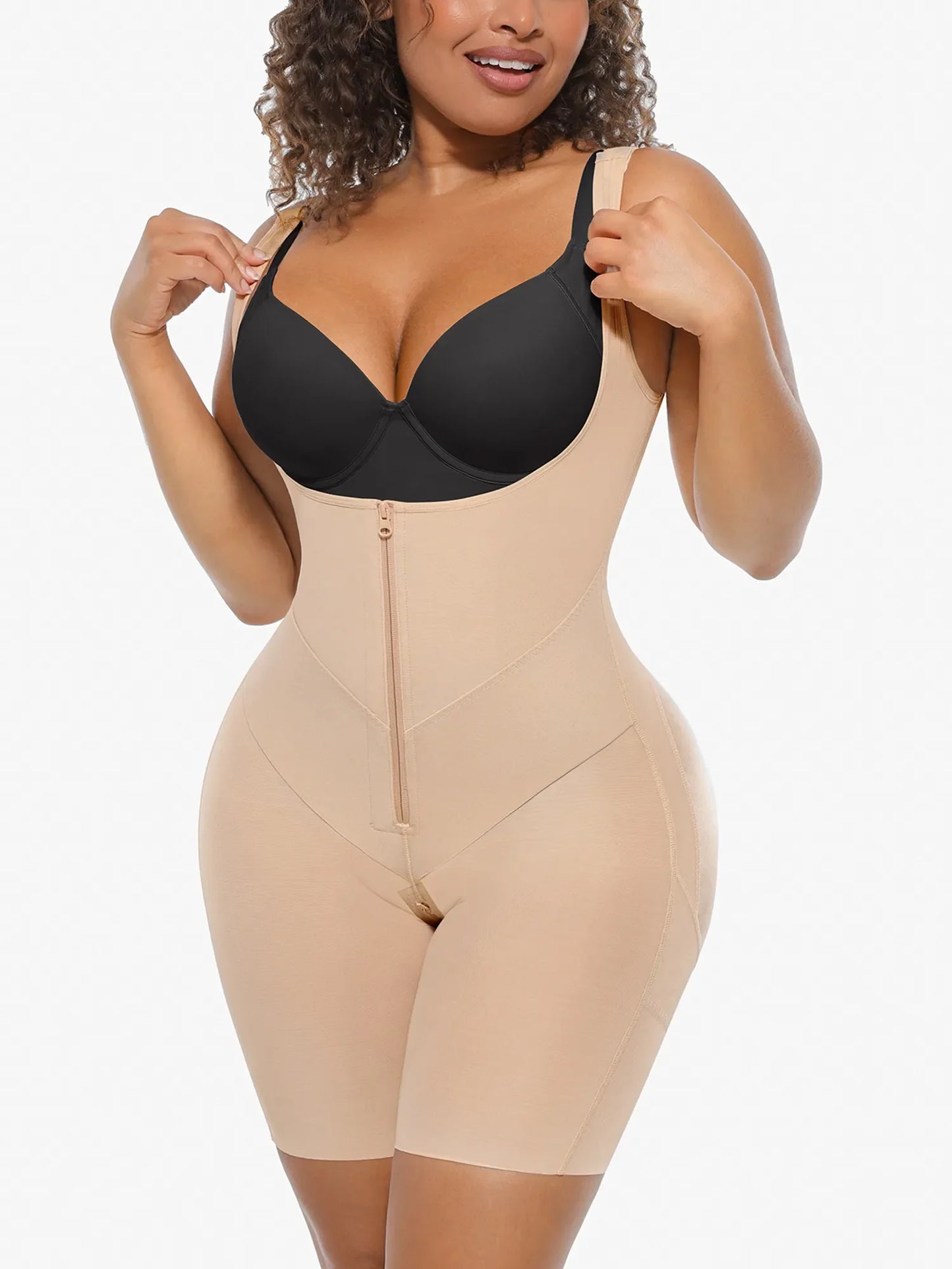 Willluxe U-Shaped Tummy Control Butt Lift Shaper Bodysuit