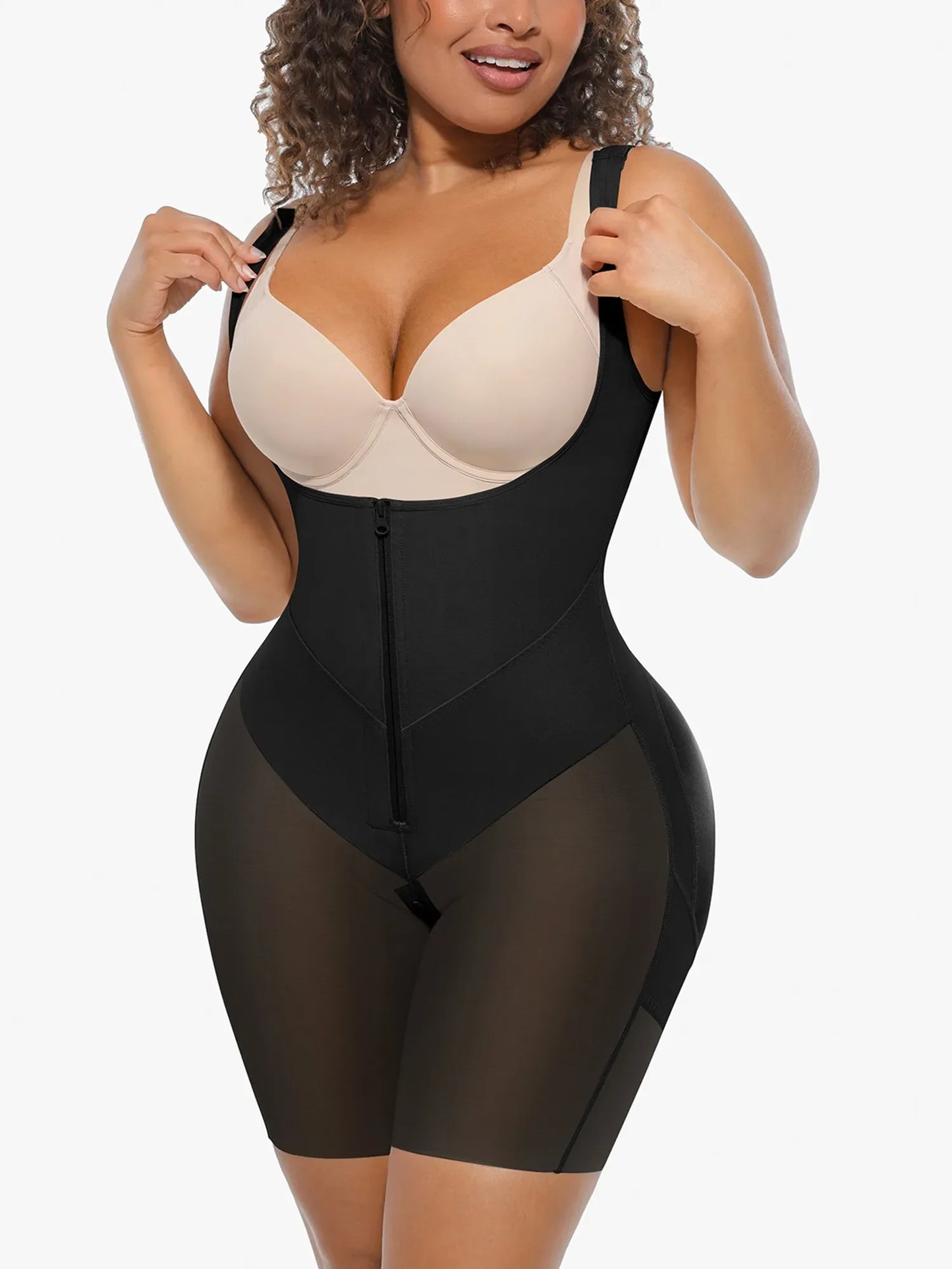 Willluxe U-Shaped Tummy Control Butt Lift Shaper Bodysuit
