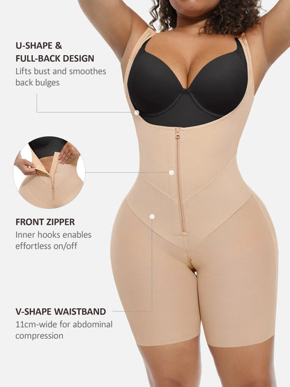Willluxe U-Shaped Tummy Control Butt Lift Shaper Bodysuit