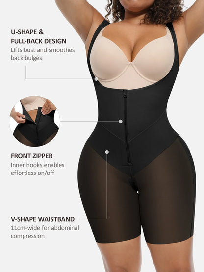 Willluxe U-Shaped Tummy Control Butt Lift Shaper Bodysuit