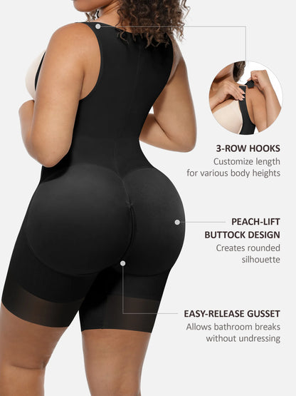 Willluxe U-Shaped Tummy Control Butt Lift Shaper Bodysuit