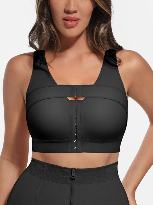 Willluxe Post-Surgical Full Coverage Bra With Support Band